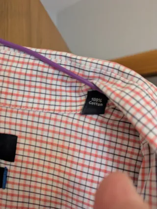 Camisa Chaps Negra Talla L