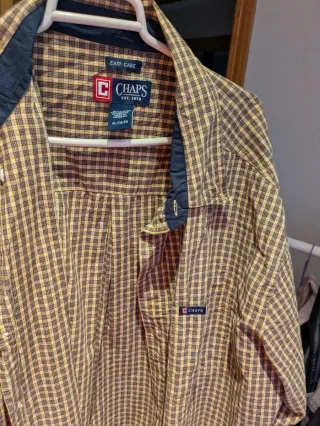 Camisa Chaps Negra Talla L