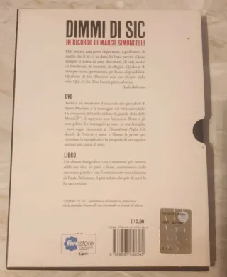 DVD Dimmi di Sic In Ricordo di Marco Simoncelli
