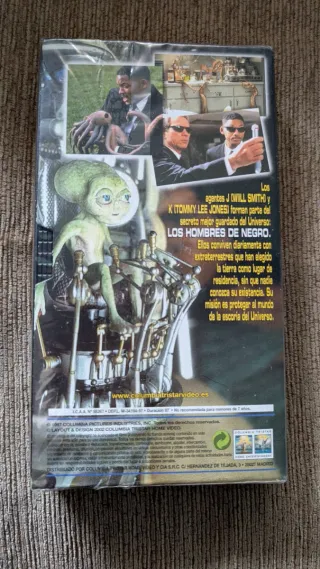 Película VHS Men in Black PRECINTADA