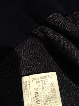 Jersey Zara Talla M Azul Marino