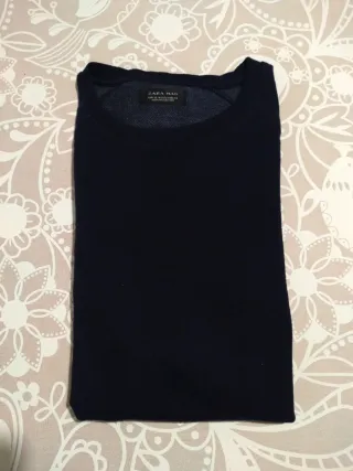 Jersey Zara Talla M Azul Marino