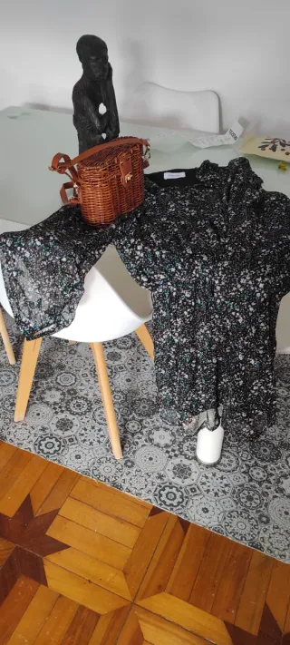 Vestido gasa Tintoreto estampado