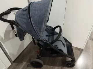 Silla paseo ValcoSnap 4 Trend Denim + Cover lluvia