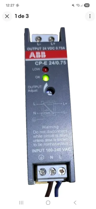 Fuente de alimentación ABB CP-E 24/0.75 - 1SVR4270