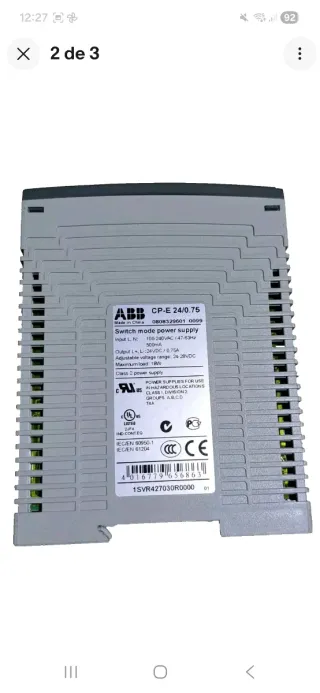 Fuente de alimentación ABB CP-E 24/0.75 - 1SVR4270
