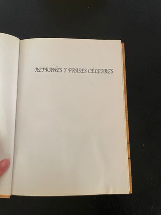 REFRANES Y FRASES CELEBRES. RECOPILACION DE LOS...