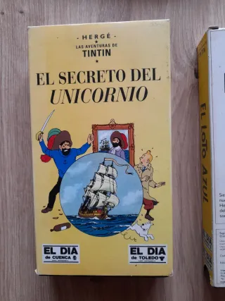Películas VHS Tintín Colección