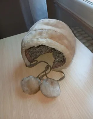 Cappello in pelo ecologico anni '70 - taglia unica