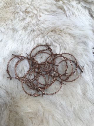 Aros para pendientes DIY (Bronce)