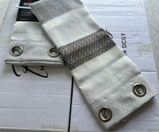 2 Tende Stefa 140x280 Semi Coprente Marrone/Grigio