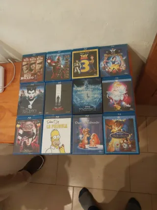 Lote 12 Películas Blu-ray Disney y Más