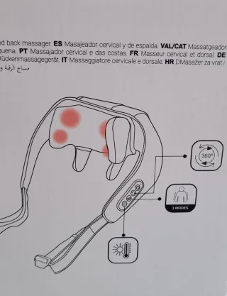 Masajeador Cervical y Espalda ALE-HOP