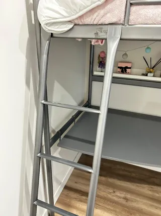 Litera con escritorio + colchón