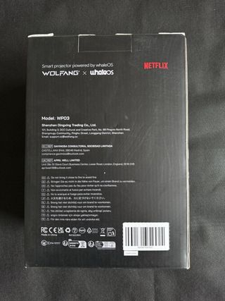 Proyector Portátil Blanco WOLFANG