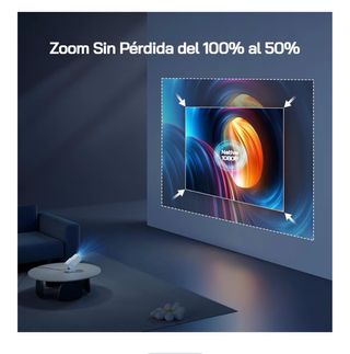 Proyector Portátil Blanco WOLFANG