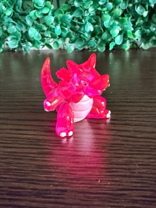 Tomy Pokemon Rhyhorn Rhydon Chiaro Rosa trasparent