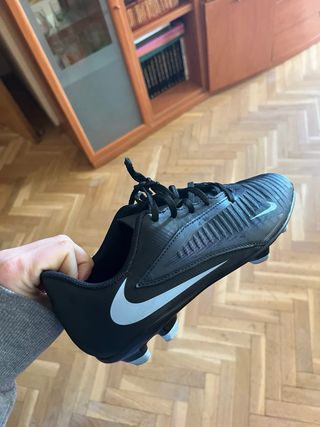 Zapatillas de fútbol Nike Phantom negras FG/MG