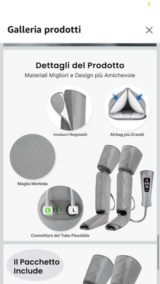 Massaggiatore per gambe