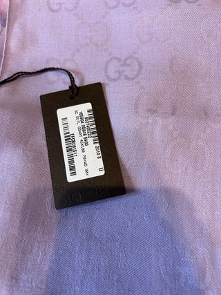 Stola Gucci Viola Nuova con Cartellino