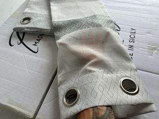 2 Tende Stefa 140x280 Semi Filtrante Grigio/Argent