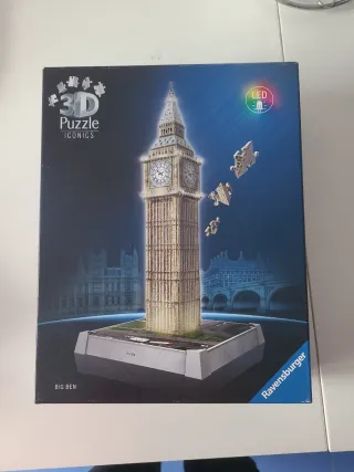 Puzzle 3D Big Ben  LED SIN ABRIR