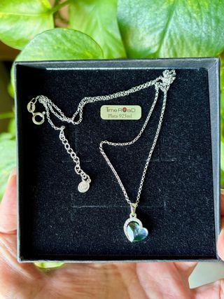 Collar circonita corazón-Time Road - Ticket -