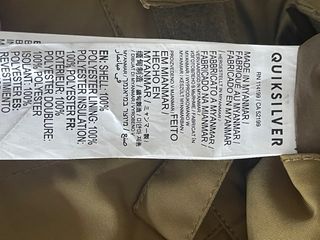 Pantalón esquí niño Quiksilver Talla 12