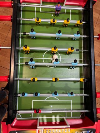 Futbolín de plástico