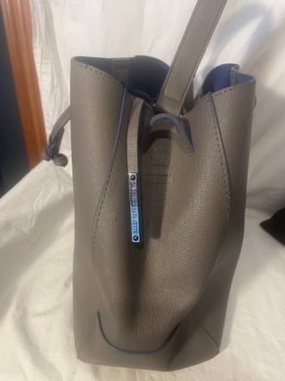 Bolso shopper Galeries Lafayette Gris/Azul