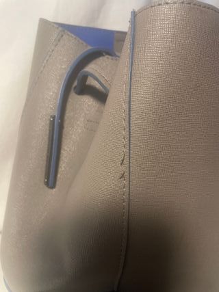 Bolso shopper Galeries Lafayette Gris/Azul