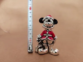 figura Mickey Mouse plata y esmalte