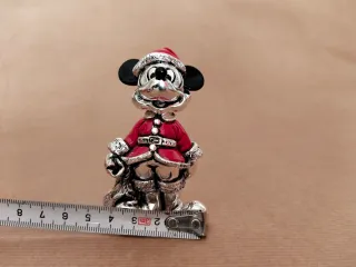 figura Mickey Mouse plata y esmalte