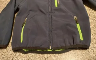 Giacca bambino blu con cappuccio