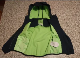 Giacca bambino blu con cappuccio