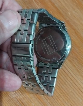 Reloj Tommy Hilfiger Plata y Blanco