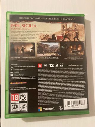 Mafia: El Viejo Continente Xbox Series X
