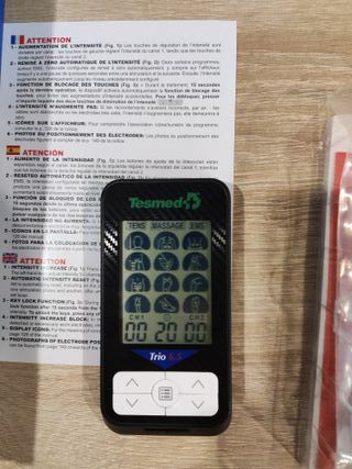 TESMED Trio 6.5: Electroestimulador Muscular Recar