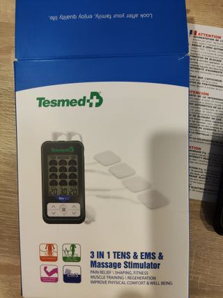 TESMED Trio 6.5: Electroestimulador Muscular Recar
