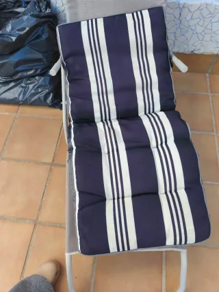 Cojín para sillón de jardín