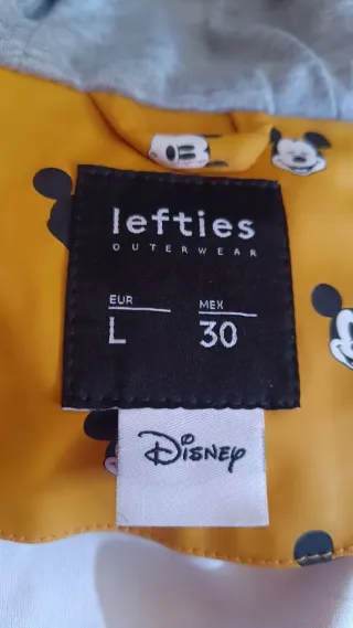 Chaqueta / Chubasquero Mickey Disney Talla L