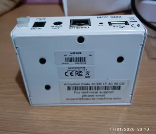 Reproductor Audio IP Blanco