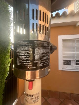 Estufa de gas para exterior
