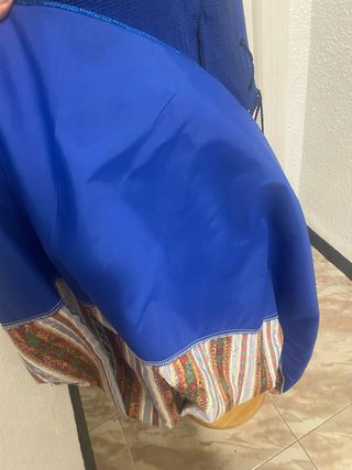 Traje Fallera/Huertana 2 Piezas Azul