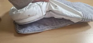 Saco capazo carrito gris