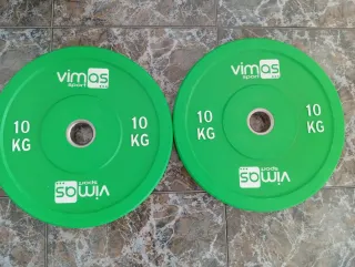 Discos de pesa Vimas 10kg (2 unidades)