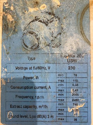 Extractor Blauberg Isomix 200 Nuevo