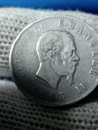 Moneta Regno d'Italia 2 Lire Argento