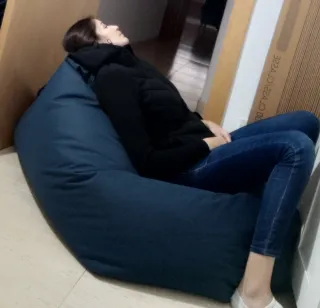 Puff Lumaland 158x118cm Azul Marino