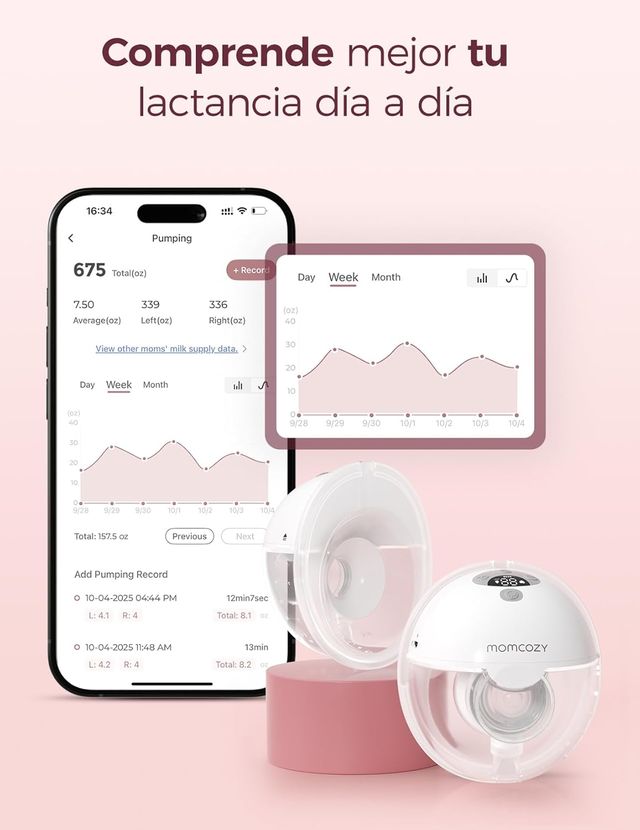 Sacaleches Eléctrico Momcozy M5 Smart